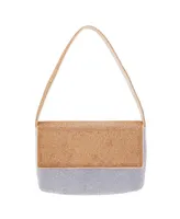 Nina Color Block Crystal Mesh Small Shoulder Bag