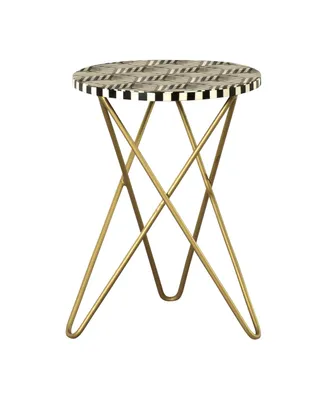 Coaster Home Furnishings Round Accent Table with Hairpin Legs