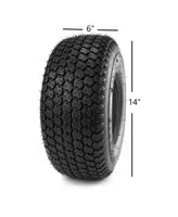 Kenda K500 Super Turf Lawn and Garden Bias Tire - 15/6-6