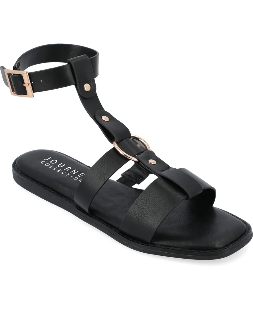 Journee Collection Women's Eleanora T-Strap Sandals