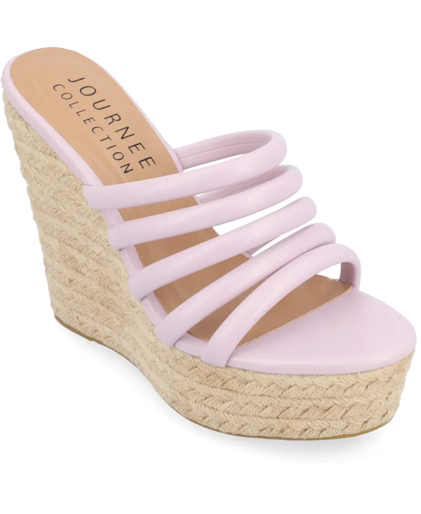 Journee Collection Women's Cynthie Platform Wedge Sandals