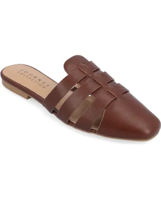 Journee Collection Women's Jazybell Caged Slip On Mules