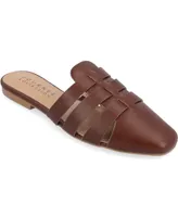 Journee Collection Women's Jazybell Caged Slip On Mules