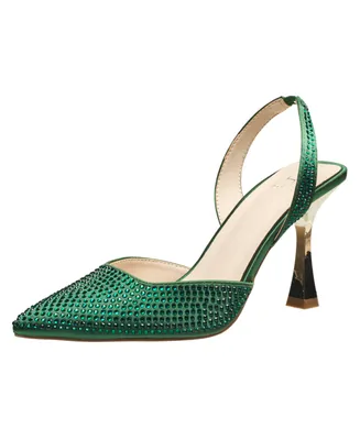 H Halston Women's Hawaii Embellished Pumps