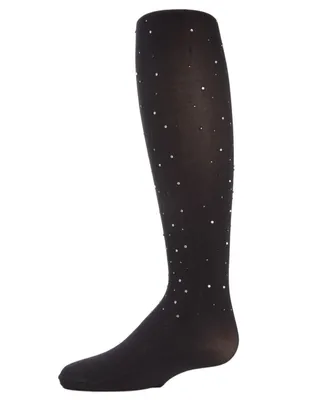Studded Beauty Sparkly Girls Tights