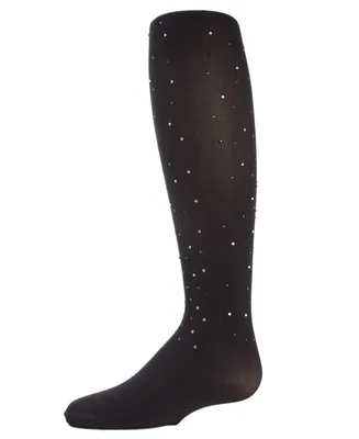 MeMoi Girls Studded Beauty Sparkly Tights