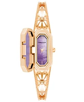Anne Klein Women's Three Hand Rose Gold-Tone Alloy Watch, 18mm x 21.5mm