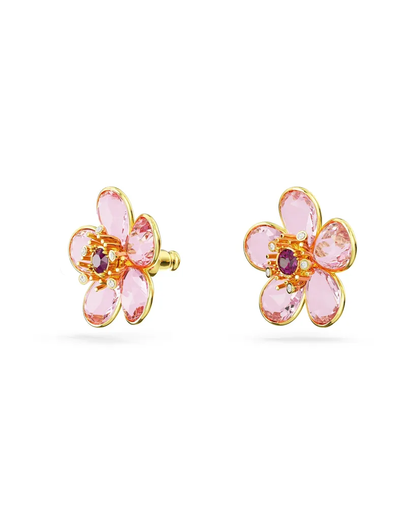 Swarovski Crystal Flower Florere Stud Earrings