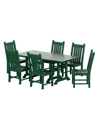 7 Piece Outdoor Patio Dining Set Outdoor Table and Chair Set