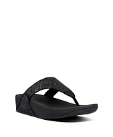 FitFlop Women's Lulu Glitter Toe-Thongs Sandal