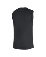Men's adidas Black Arizona State Sun Devils Sideline Football Locker Creator Aeroready Sleeveless T-shirt