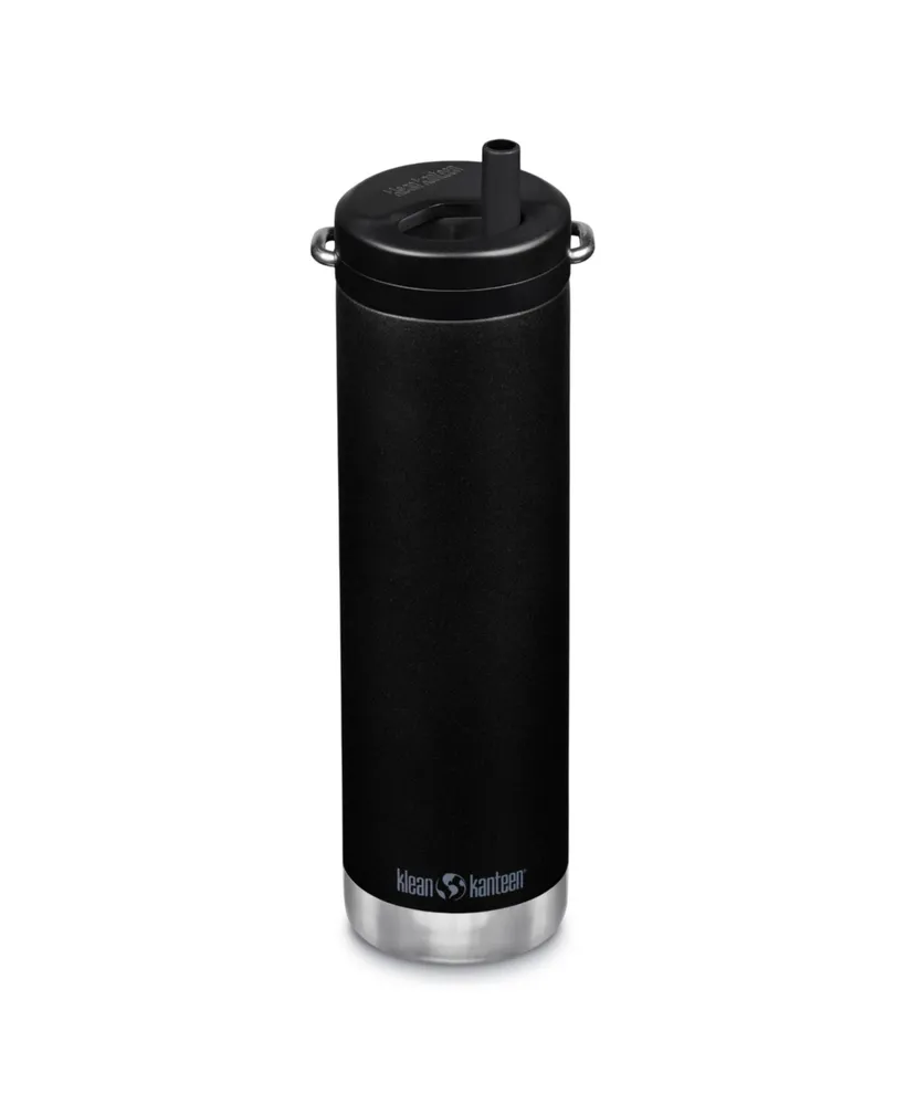 JoyJolt Vacuum Insulated Tumbler with Flip Lid and Straw - 20 oz - Black