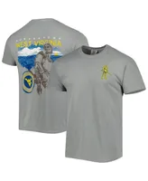 Men's Gray West Virginia Mountaineers Hyperlocal T-shirt