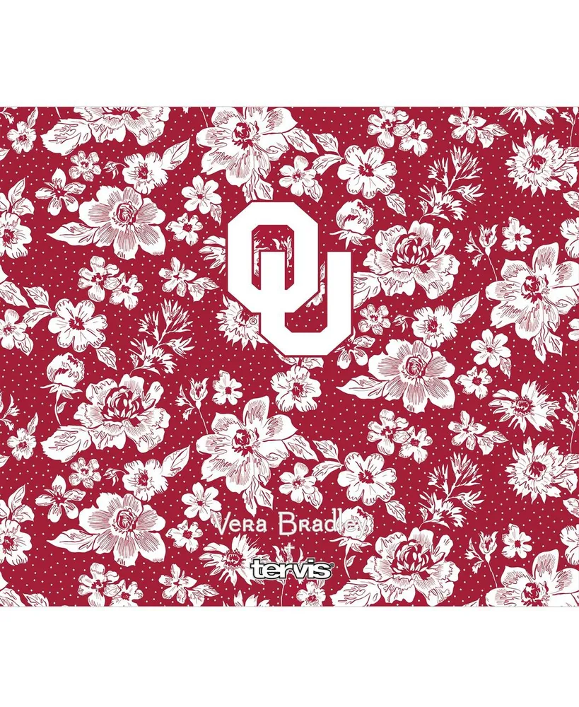 Vera Bradley x Tervis Oklahoma Sooners 24 Oz Wide Mouth Bottle with Deluxe Lid