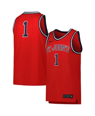 Men's Nike #1 Red St. John's Red Storm Replica Basketball Jersey