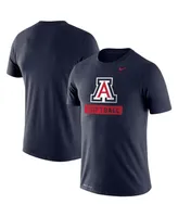 Men's Nike Navy Arizona Wildcats Softball Drop Legend Performance T-shirt