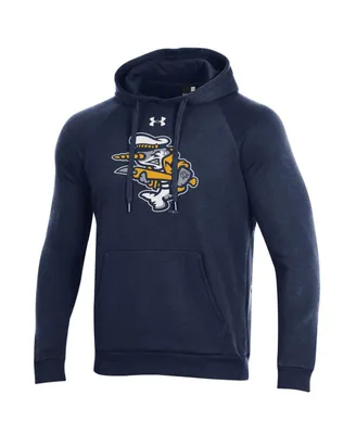 Men's Under Armour Navy Norwich Sea Unicorns All Day Pullover Hoodie