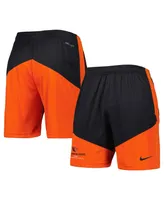 Men's Nike Black, Orange Oregon State Beavers Performance Player Shorts