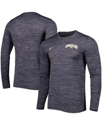 Men's Nike Black Wake Forest Demon Deacons Velocity Performance Long Sleeve T-shirt