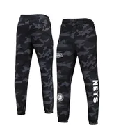 Men's New Era Black, Camo Brooklyn Nets Tonal Joggers