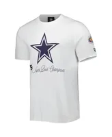 Men's New Era White Dallas Cowboys 5x Super Bowl Champions T-shirt