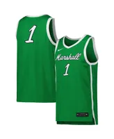 Men's Nike #1 Kelly Green Marshall Thundering Herd Replica Basketball Jersey