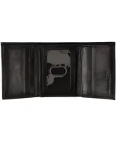 Men's Black Seattle Seahawks Hybrid Tri-Fold Wallet