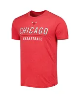 Men's and Women's Sportiqe Red Chicago Bulls Turbo Tri-Blend T-shirt