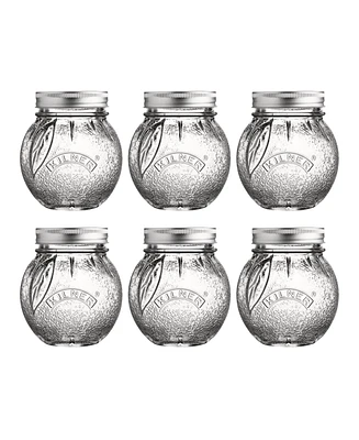 Kilner Orange Jar 13.5 oz, Set of 6