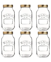 Kilner Canning Jar 34 oz, Set of 6