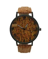 Olivia Pratt Cork Style Women Leather Watch