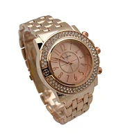 Olivia Pratt Chunky Rhinestones Bezel and Bold Women Watch