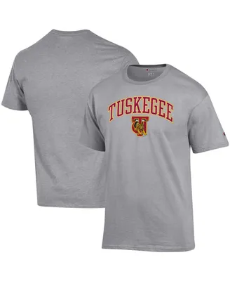 Men's Champion Gray Tuskegee Golden Tigers Arch Over Logo T-shirt