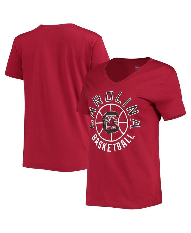 Women's Champion Garnet South Carolina Gamecocks Basketball V-Neck T-shirt