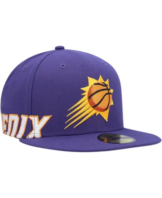 Men's New Era Purple Phoenix Suns Side Arch Jumbo 59FIFTY Fitted Hat