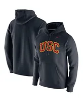 Men's Nike Black Usc Trojans Vintage-Like School Logo Pullover Hoodie