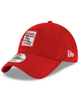 Men's New Era Scarlet Wood Brothers Racing Enzyme Washed 9Twenty Adjustable Hat