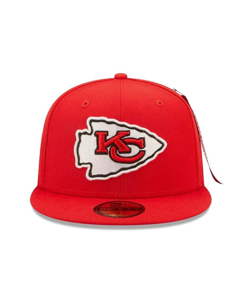 Men's New Era X Alpha Industries Red Kansas City Chiefs 59Fifty Fitted Hat