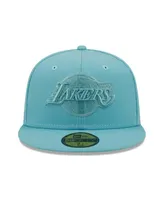 Men's New Era Blue Los Angeles Lakers Color Pack Foam 59Fifty Fitted Hat