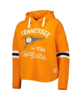 Women's Pressbox Tennessee Orange Tennessee Volunteers Super Pennant Pullover Hoodie