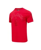 Men's Pro Standard St. Louis Cardinals Classic Triple Red T-shirt