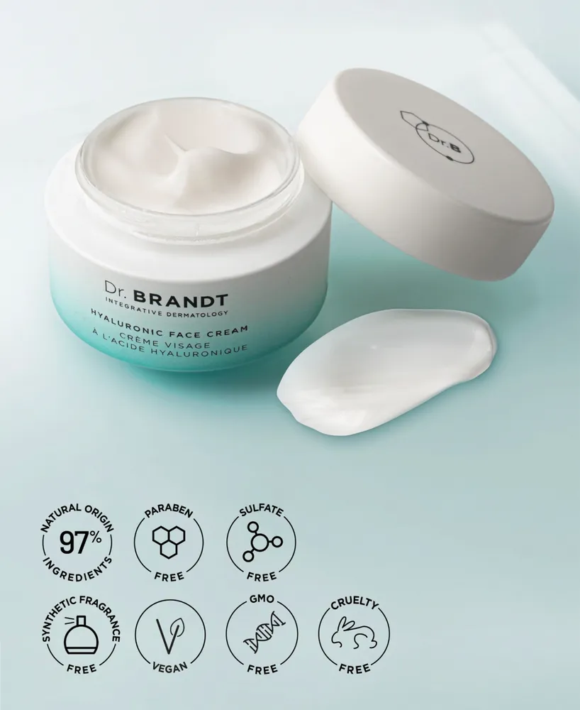 dr. brandt Needles No More Hyaluronic Face Cream, 1.7 oz.