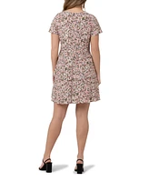 Ripe Maternity Sophia Floral Layered Mini Dress