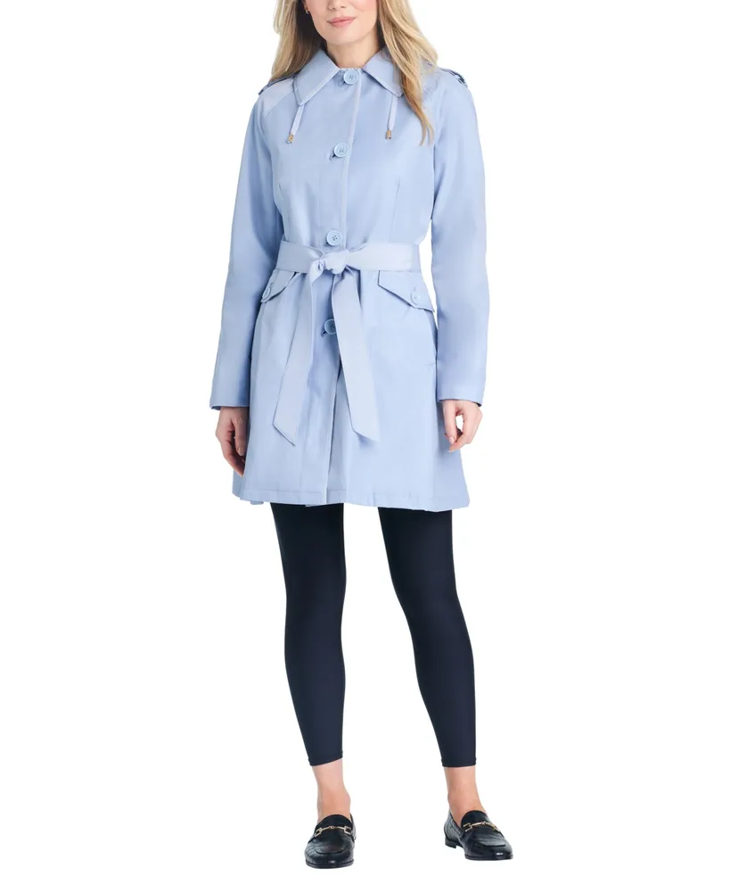 kate spade new york Women's Single-Breasted Raglan-Sleeve Trench Coat