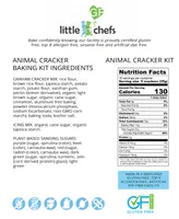 Little Gf Chefs Animal Biscuits Gluten Free Baking Kit