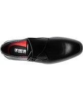 Stacy Adams Men's Karcher Plain Toe Monk Strap Slip-On Dress Shoes