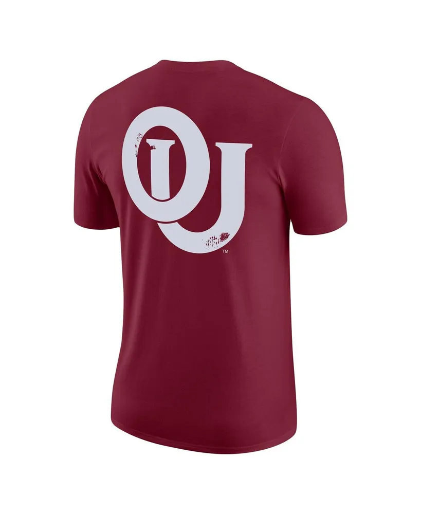 Men's Nike Crimson Oklahoma Sooners 2-Hit Vault Performance T-shirt