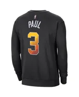 Men's Jordan Chris Paul Black Phoenix Suns Statement Name and Number Pullover Sweatshirt