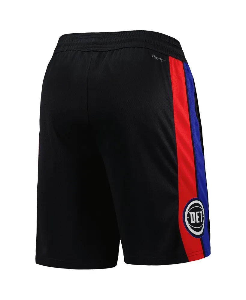 Men's Jordan Black Detroit Pistons 2022/2023 Statement Edition Swingman Performance Shorts