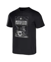 Men's Nfl x Darius Rucker Collection by Fanatics Black Washington Commanders Band T-shirt